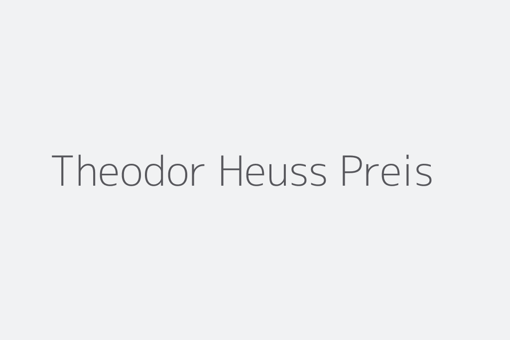 Theodor Heuss Stiftung - Preisverleihung 2026